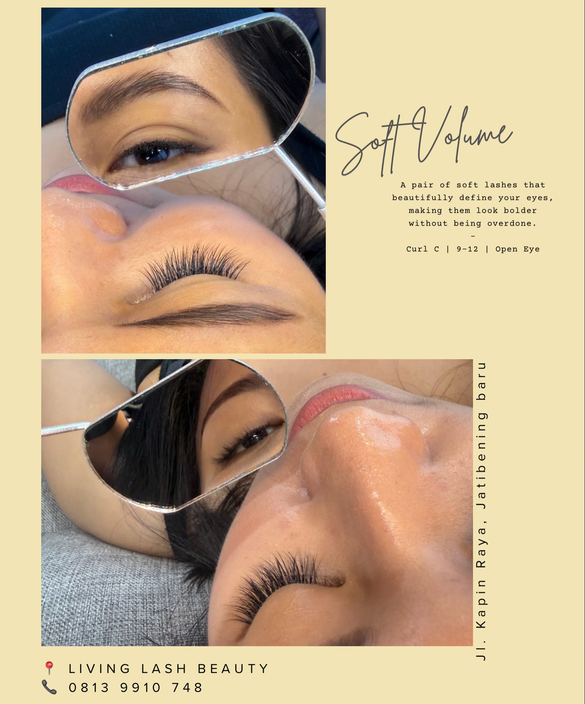 Soft volume lash treatment Living Lash Beauty